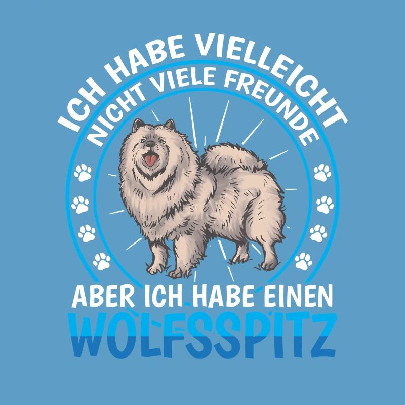 Wolfspitz is a friend German Wolfspitz