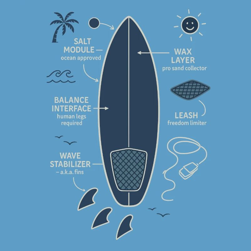 Plan de planche de surf