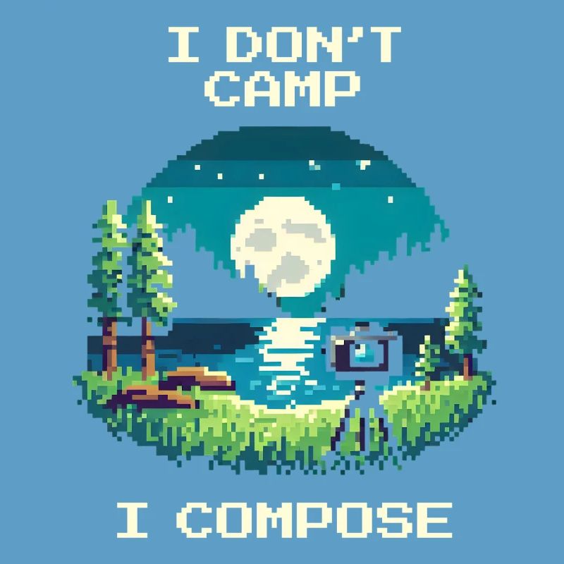 I don't camp, I compose | Composition