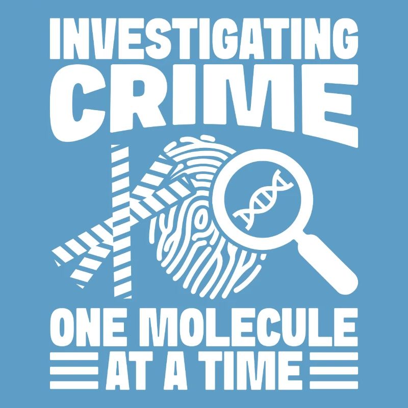 Forensic Analyst Investigating Crime One Molecule