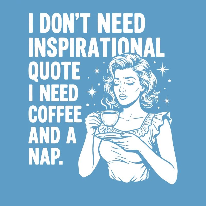 Echte Kaffeeliebe Nickerchen Statement