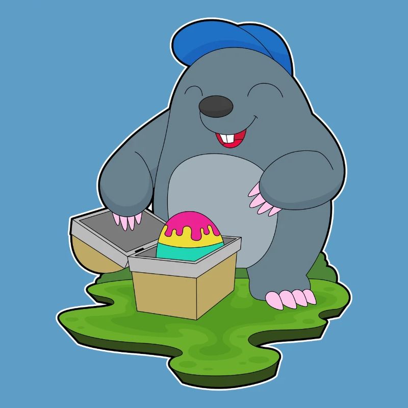 Mole Easter Easter Egg