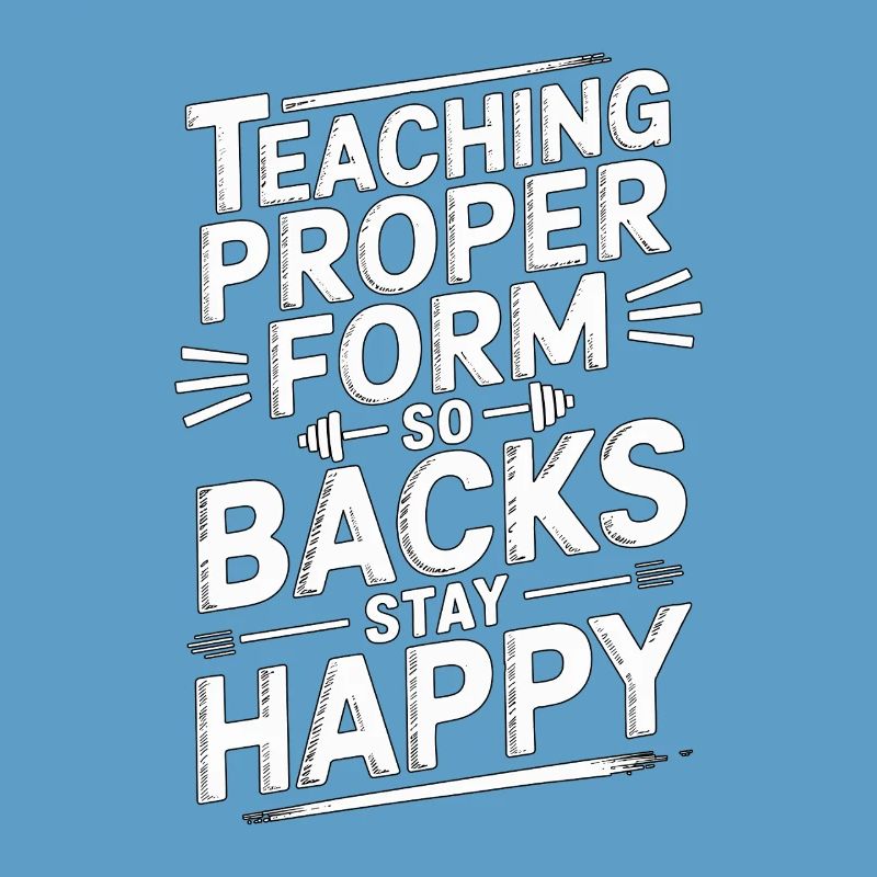 PT Educator Teaching Proper Form Movement Therapy