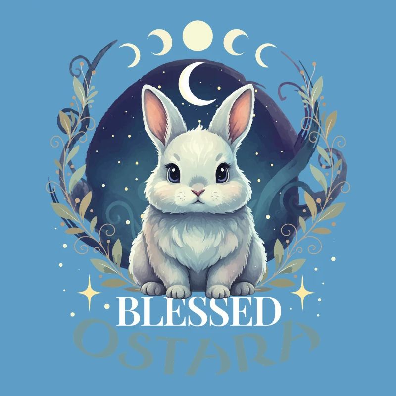 Happy Easter Ostara Rabbit