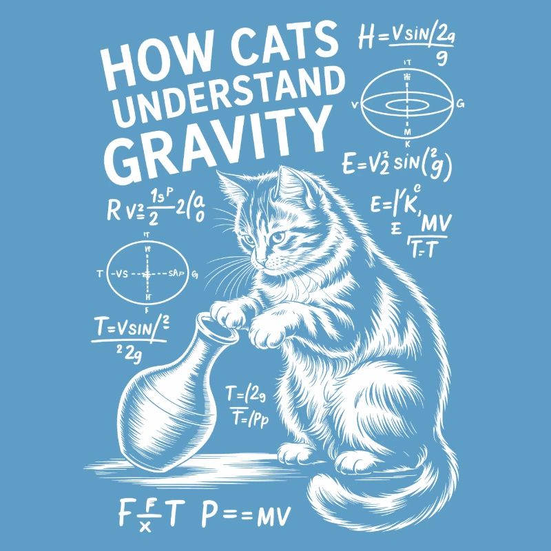Physics Cats Sayings Math Joke Physics Gift