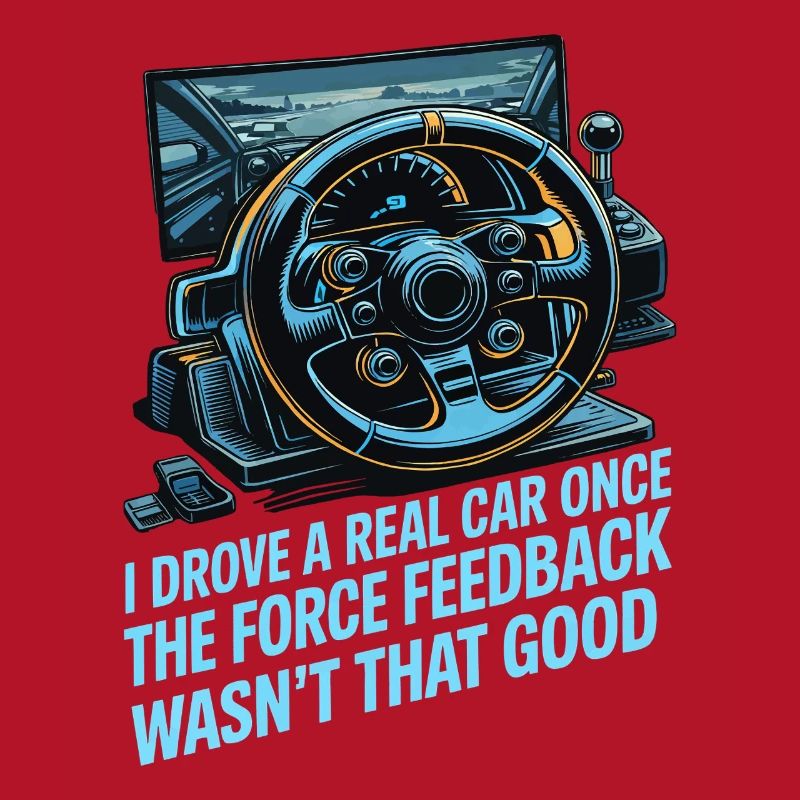 Ich bin einmal ein echtes Auto gefahren, das Force