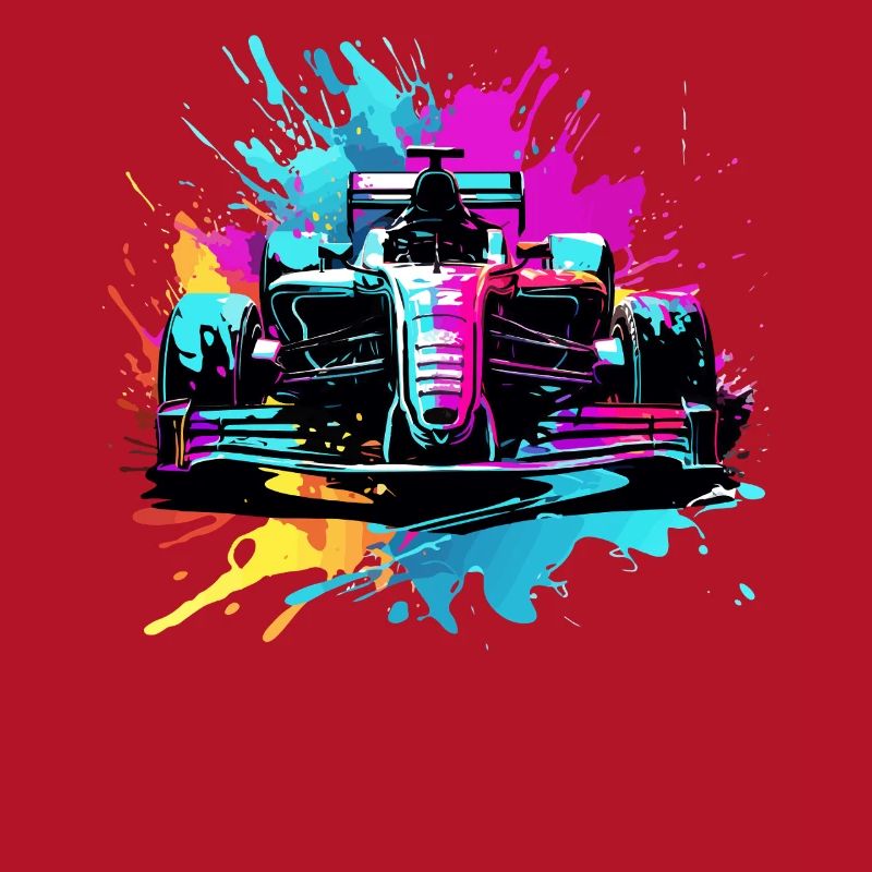 Voitures de course Voitures colorées avec des illustrations de plafond