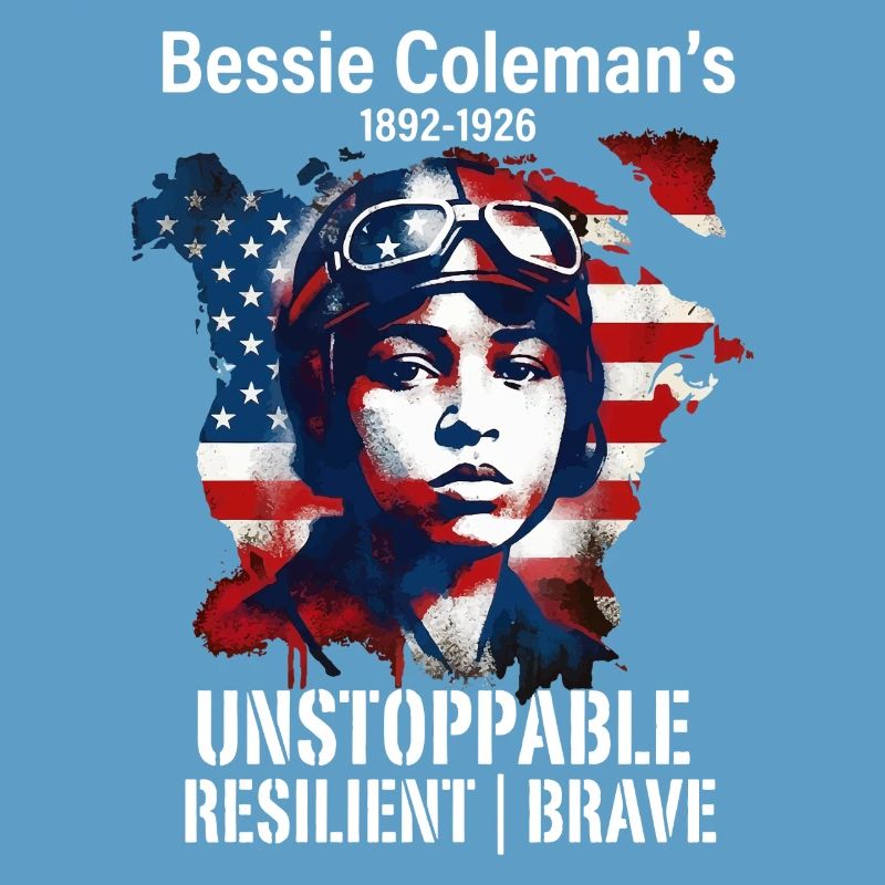Bessie Coleman Mutig Luftfahrtpionierin