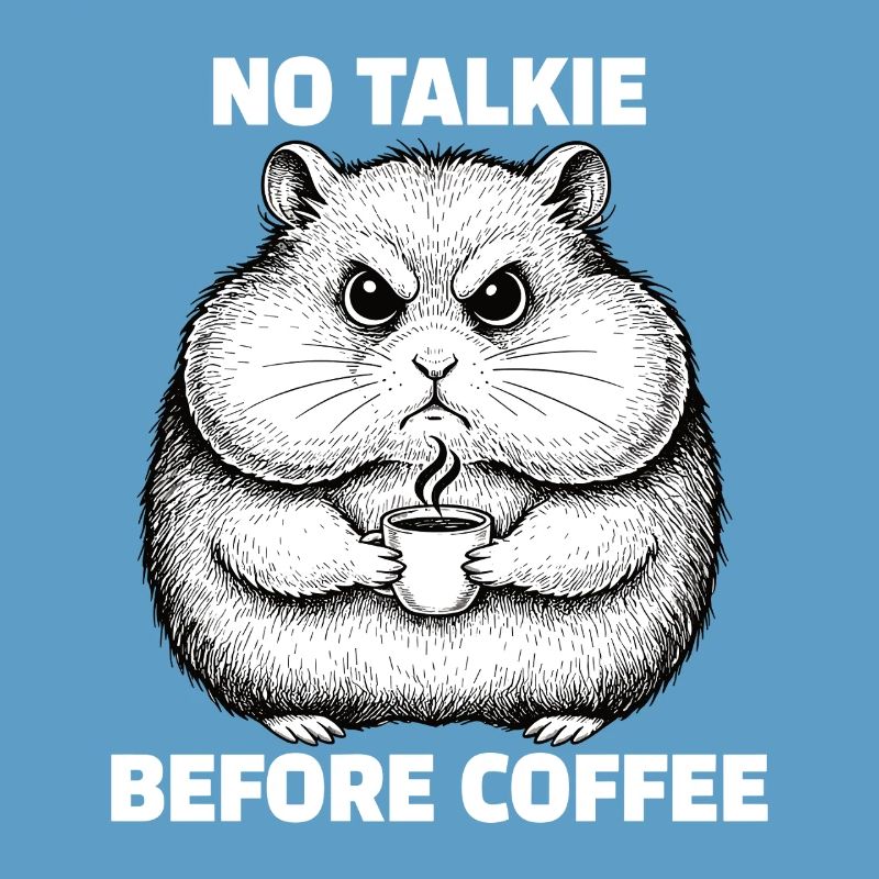 Pas de conversation devant un hamster amateur de café
