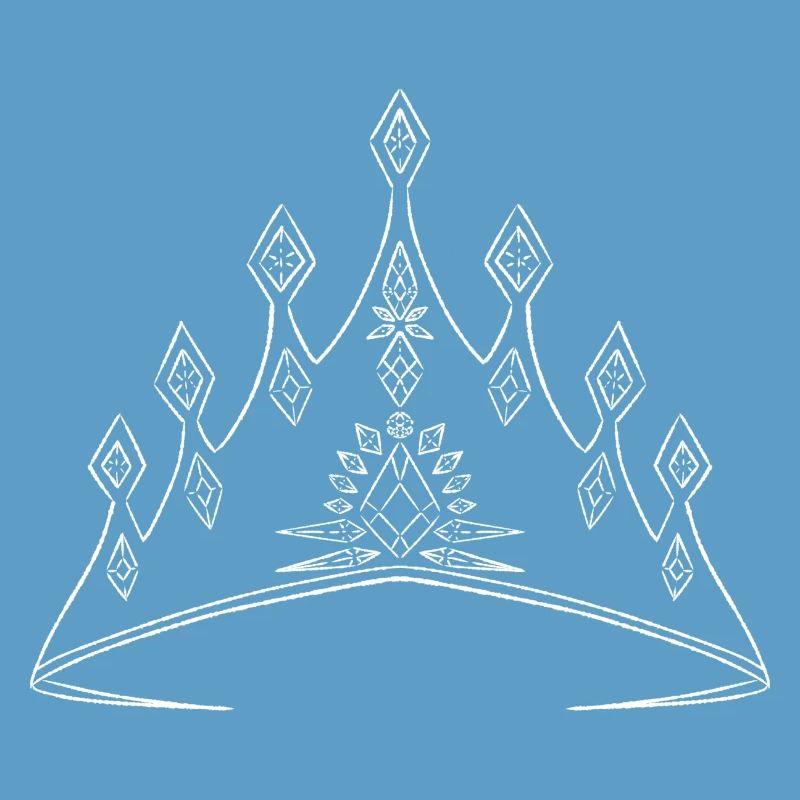Elegant crown with geometric pattern