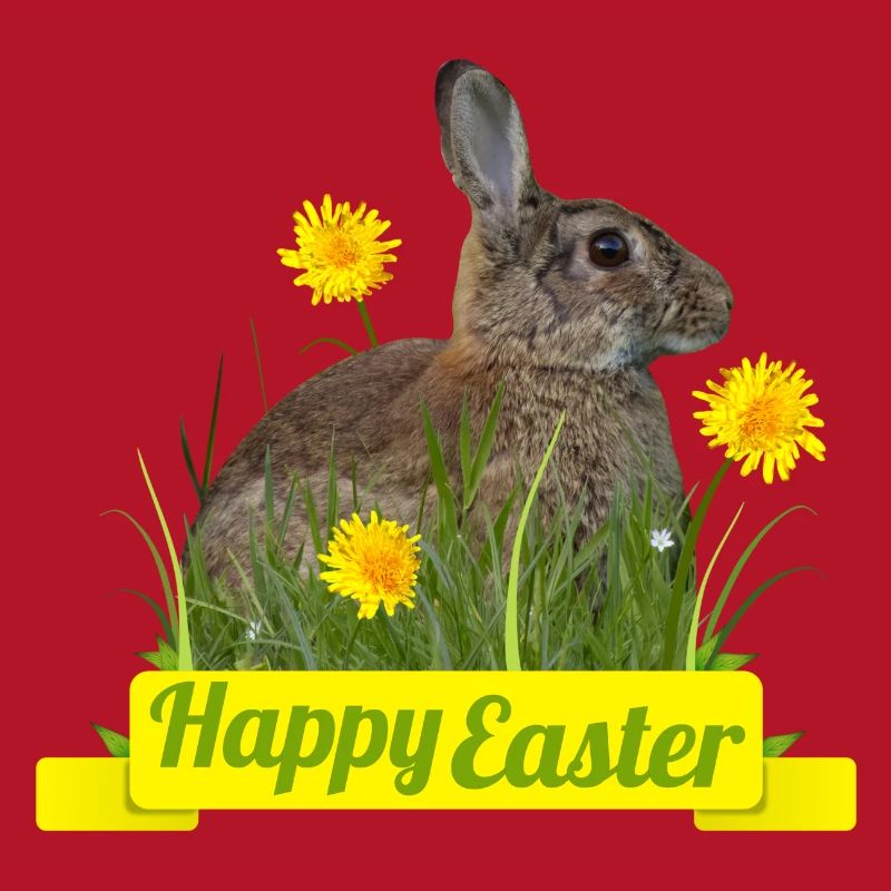 Happy Easter rabbit cony