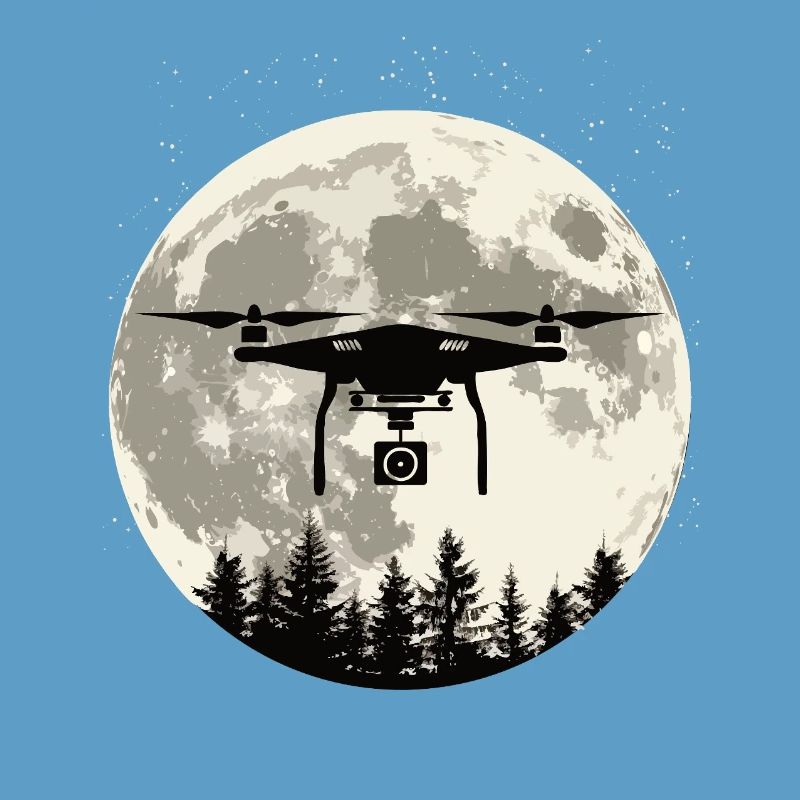 Drone Full Moon