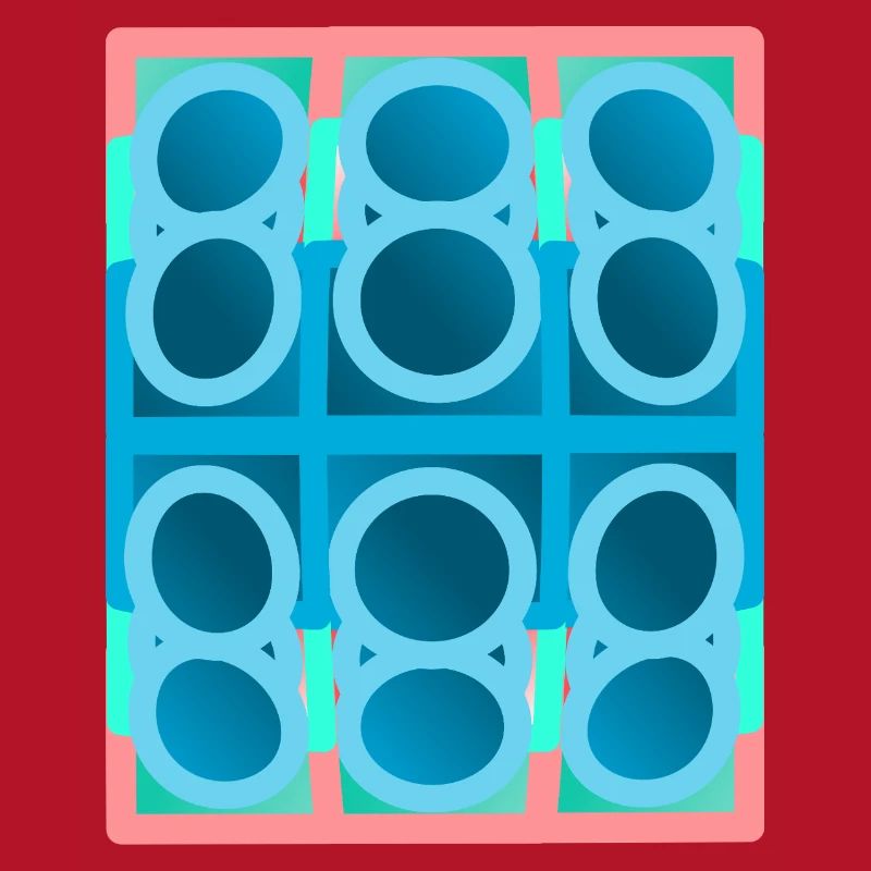 blue pattern, graphic art