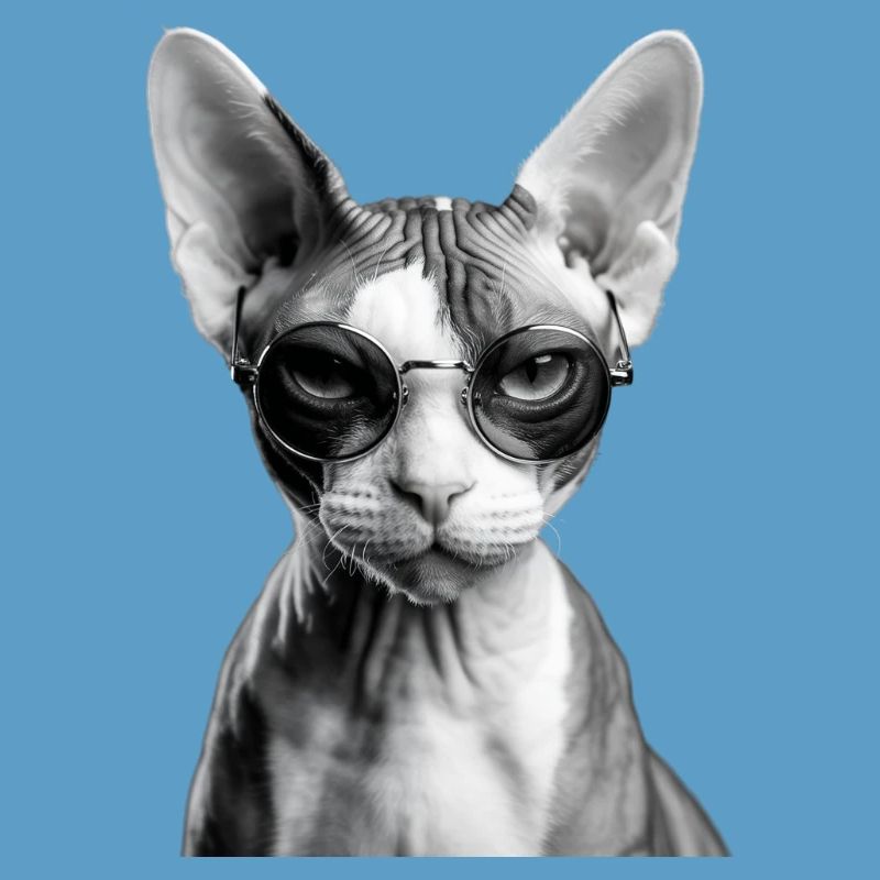 Sphynx peu impressionné