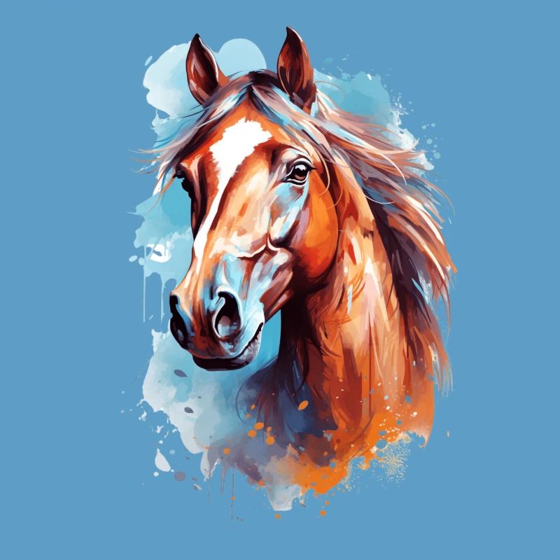 Conception du cheval Aqaurell