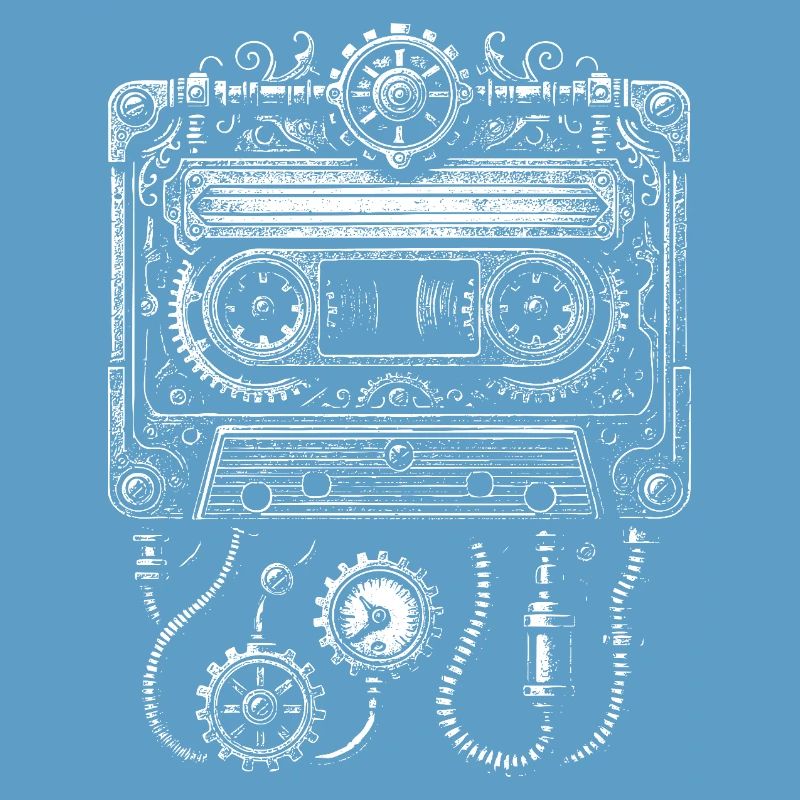Steampunk Cassette Clockwork
