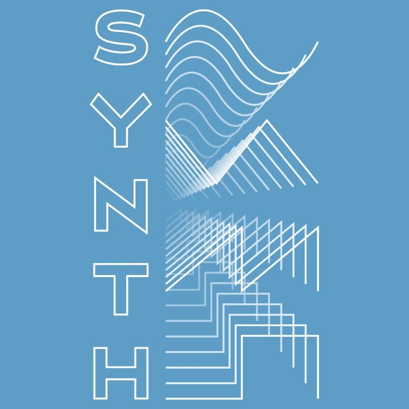 Synth Waveform Audio Analog Design Modular Gift