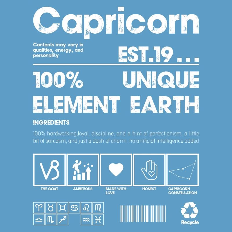 Capricorne Terrestre 100 % Élément