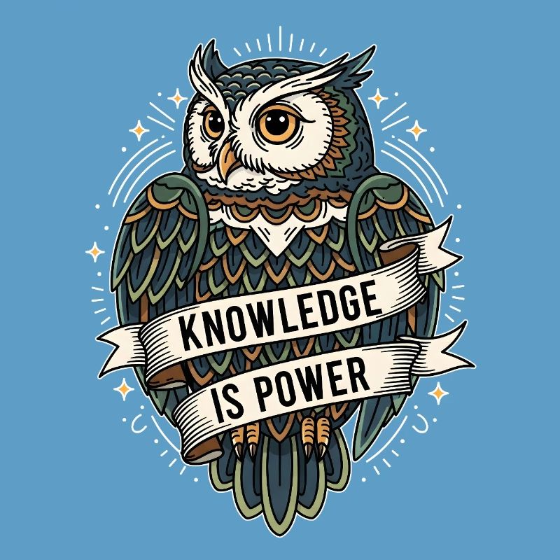 Knowledge Is Power Eule