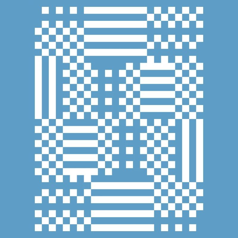 GridFlux Monochrome Optical Pattern