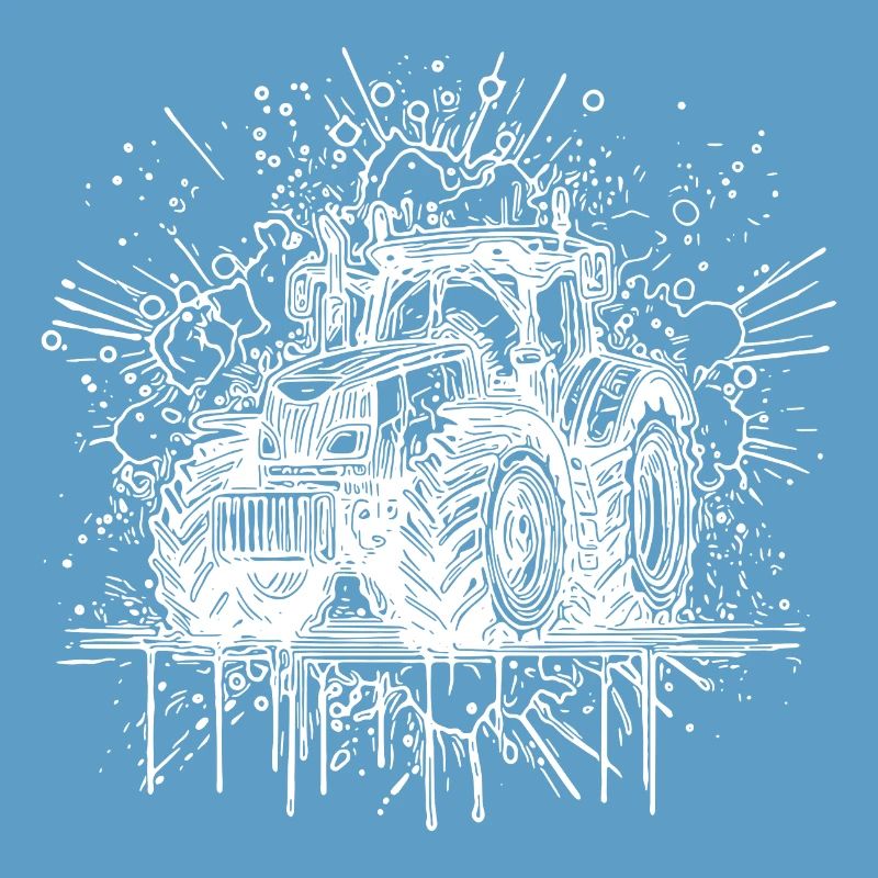 Ackerdesigner mit Traktor Feld Schlepper Experte