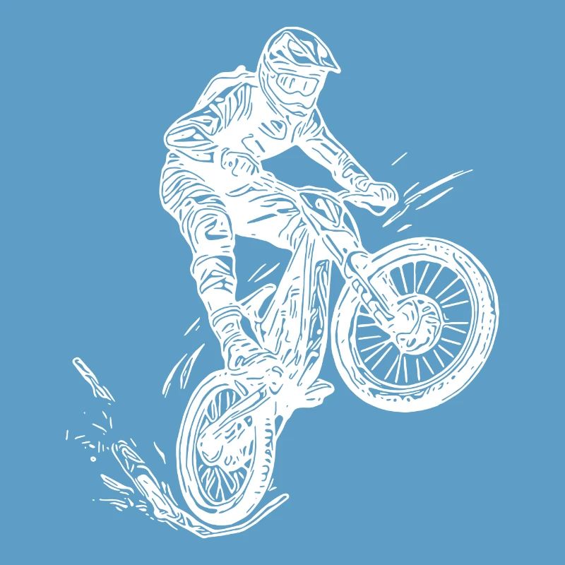 Cool cyclist mountain biker