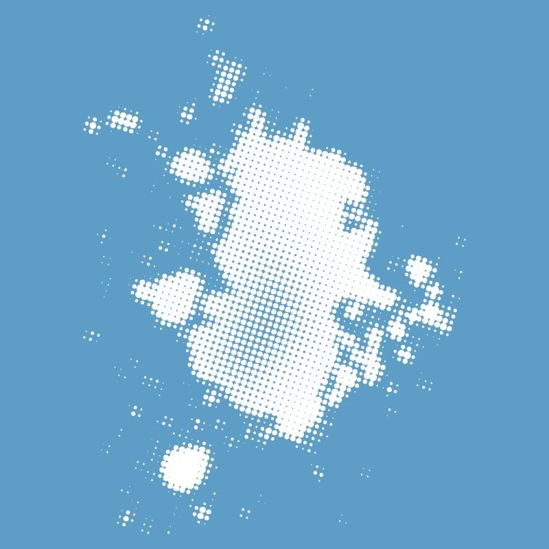 Flash, Dots Background Asymmetrical | rasterized