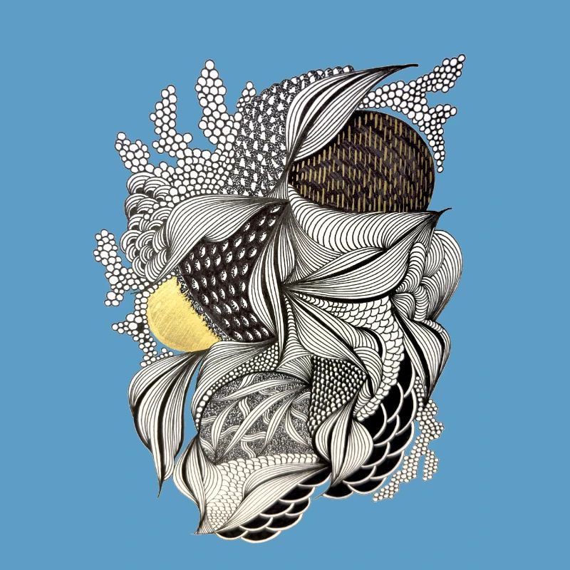 Leaf Fabric Feather Light Pattern