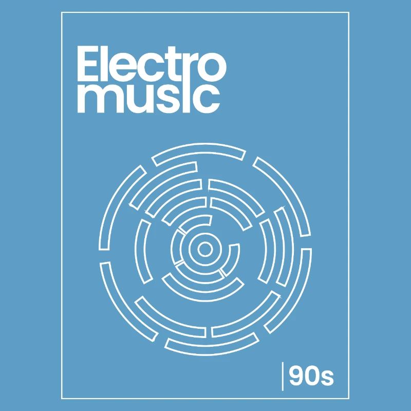 Electro Maze 90s Techno Tee