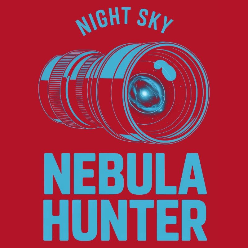 Nebula Hunter Night Sky Teleskop-Tee