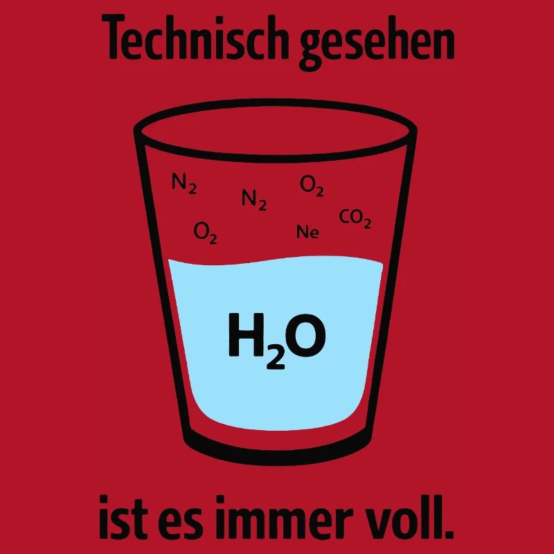 Technically, it's always full – nerd humor
