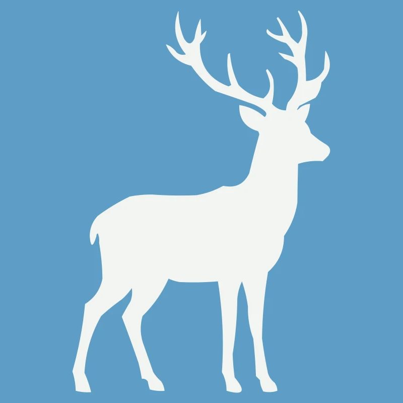 Silhouette de cerf