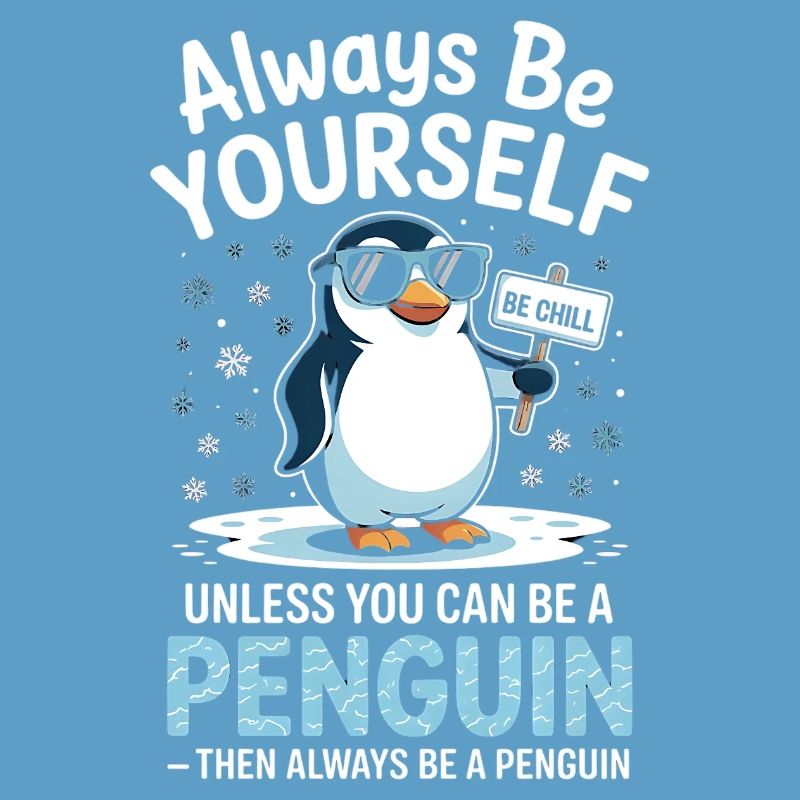 Sei immer du selbst, es sei denn, du kannst ein Pinguin sein