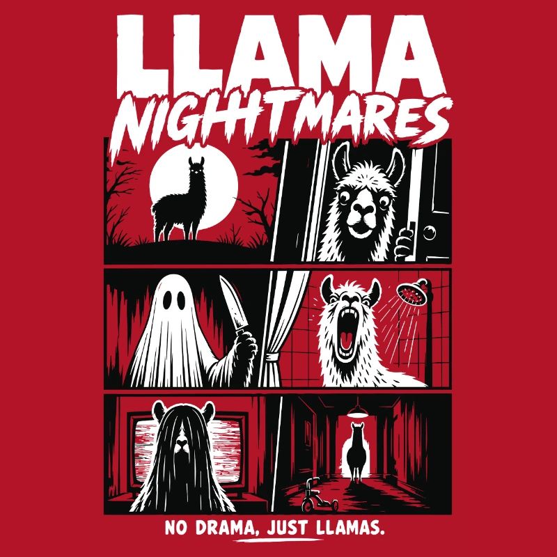 Llama Nightmares Horror Comic