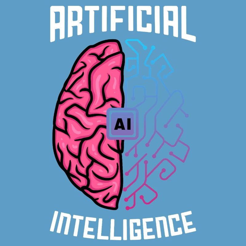 Artificial Intelligence Brain Tech Design