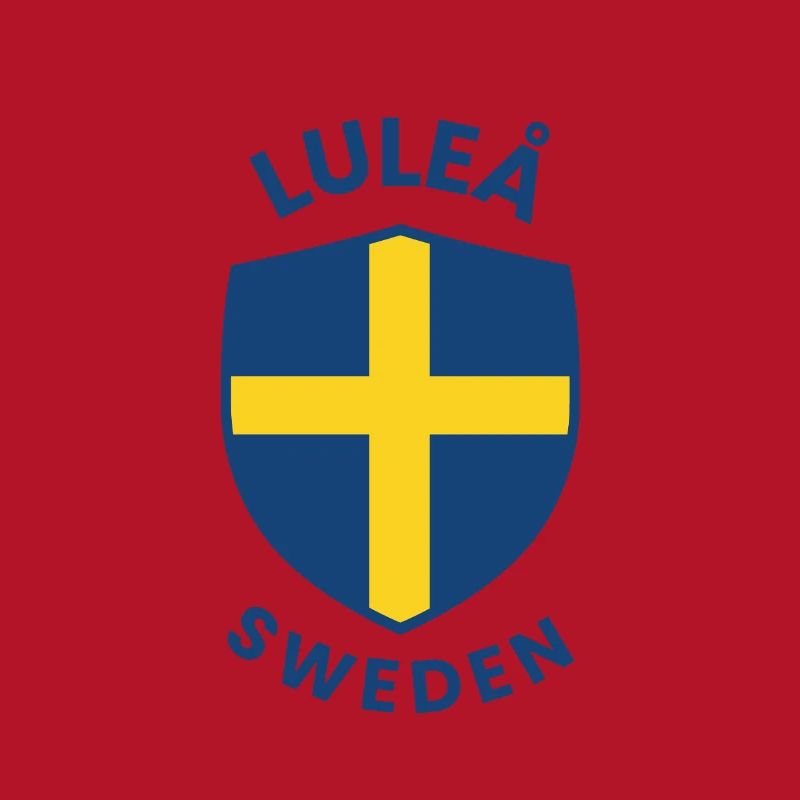 Drapeau de Suède de Luleå