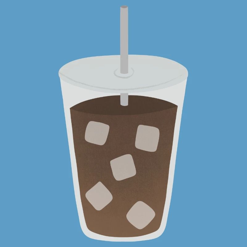Iced Coffee Cube Pattern