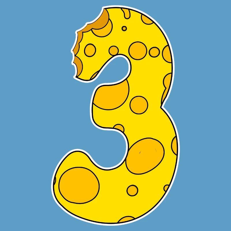 Number 3 - Three - Third