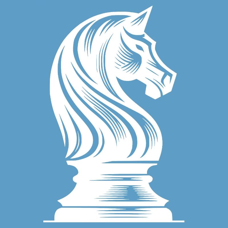 pièce d’échecs cheval chevalier dessin de cheval d’échecs