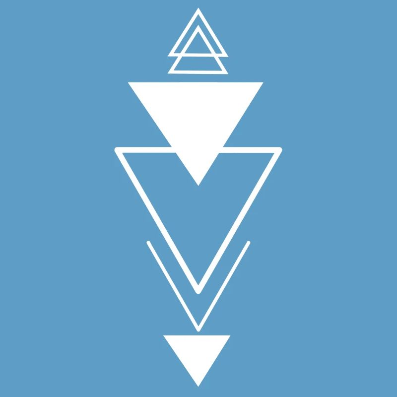 Triangular symbol (white)