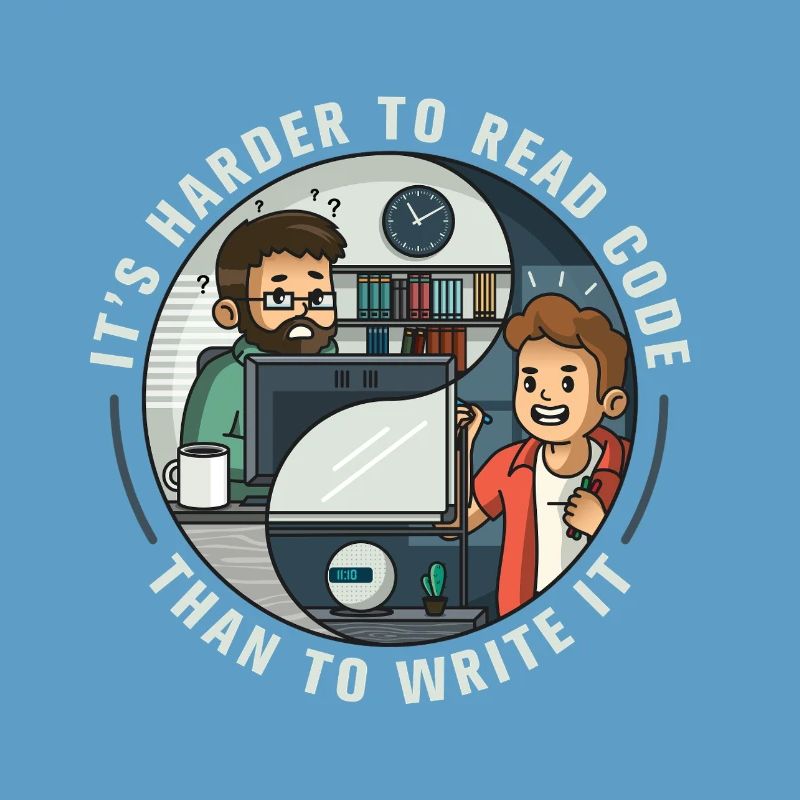 It's harder to read code than to write it