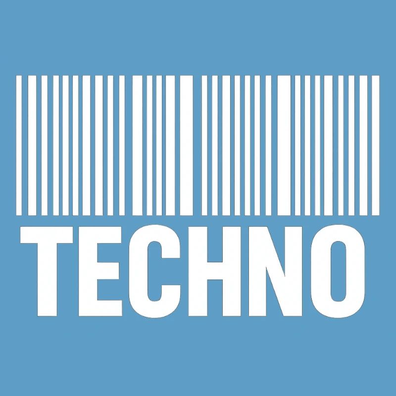 Techno Barcode Muster
