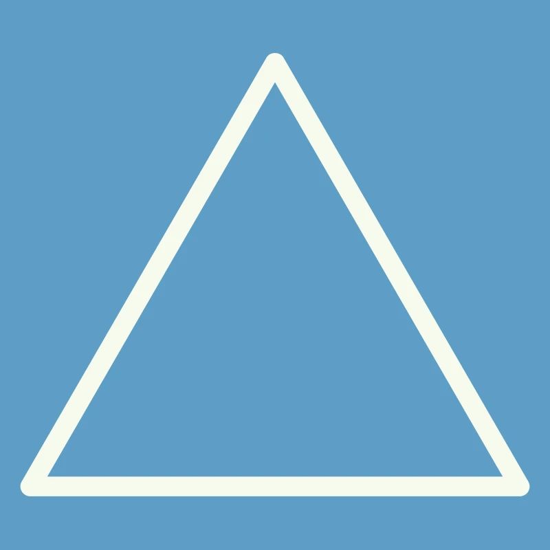 Geometric Shape Triangle Outline