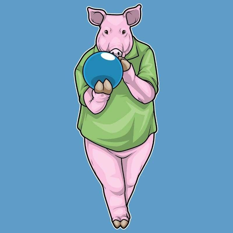 Cochon Bowling Boule de bowling