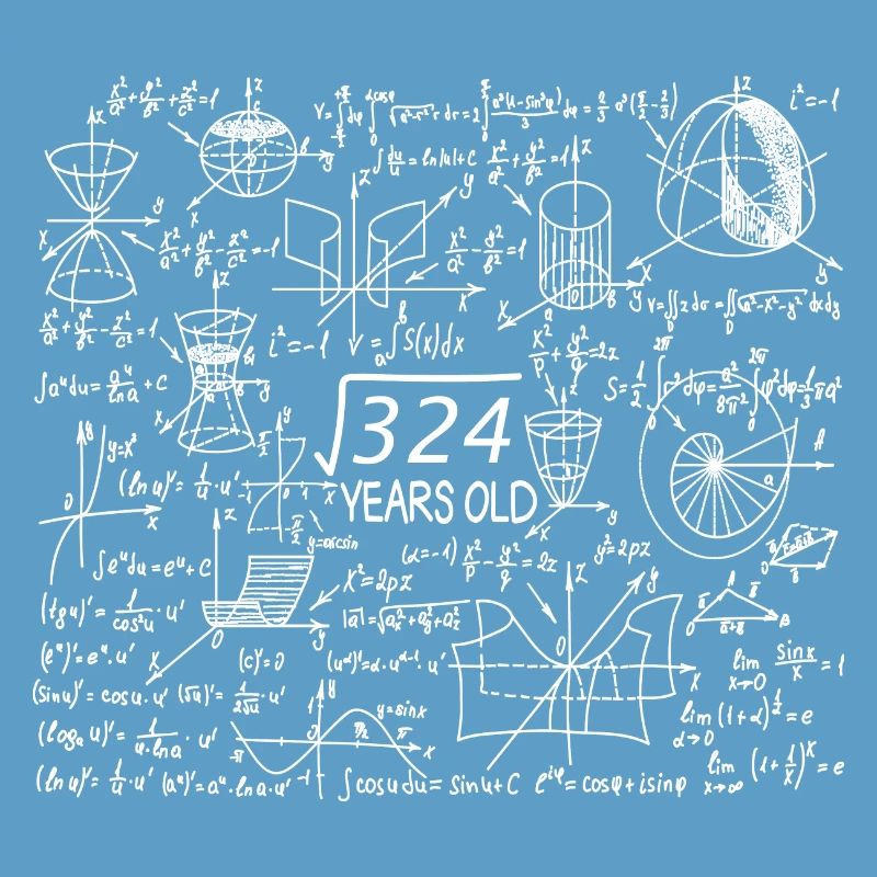 18th Birthday Math Math Student Mathefan