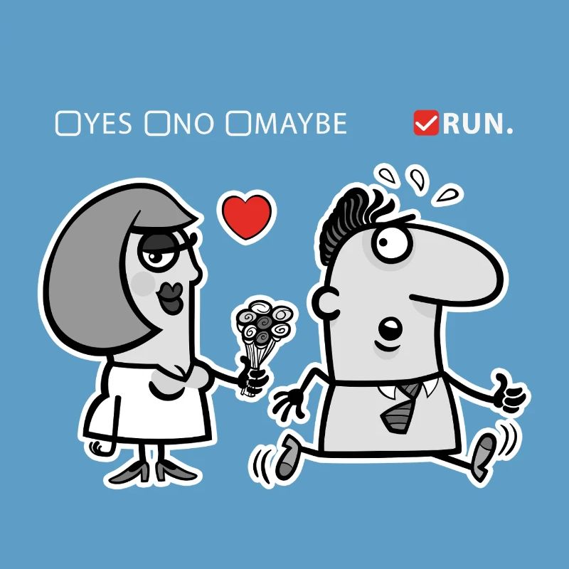 Liebe oder Flucht – Unkonventioneller Humor (Dark Version)