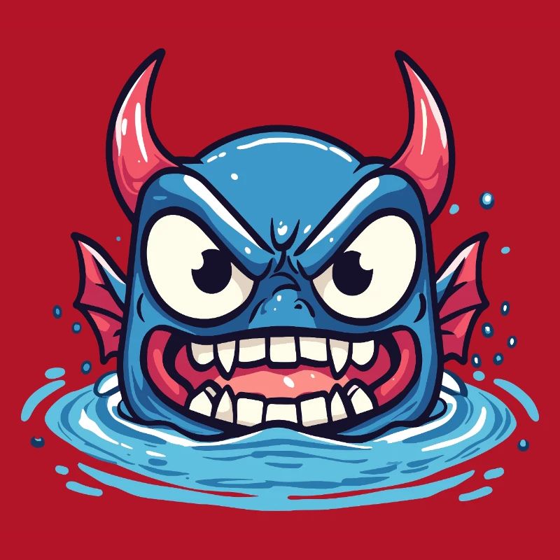 Grimmiger Wasserdämon