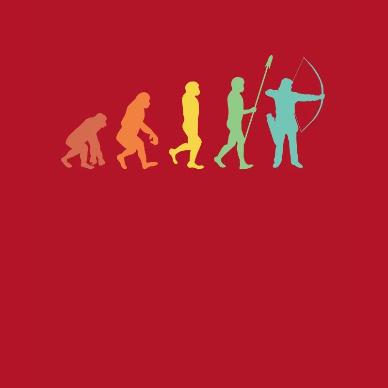 Evolution Bogenschießen Bogenschütze Pfeil Bogen