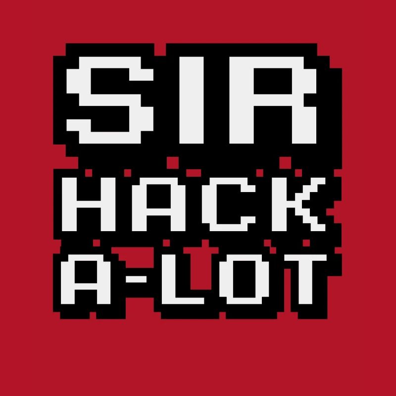 Computer hacken und Pixel-Kunst Sir Hack A Lot