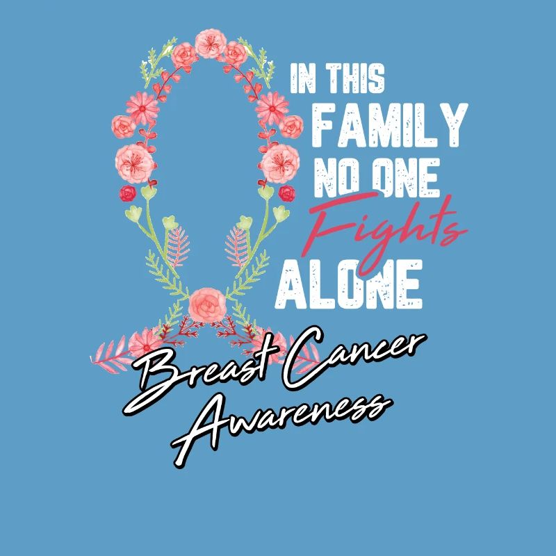 Cadeau de chimio de combat de fleur de ruban de cancer du sein